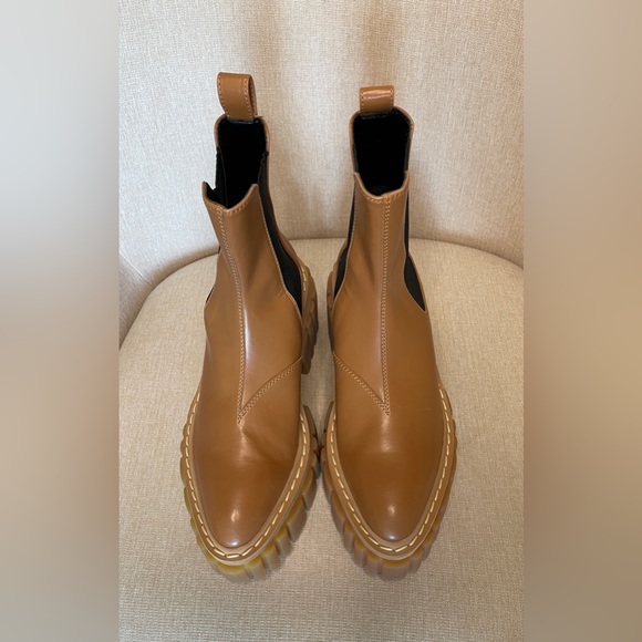 New Stella McCartney Emilie Pull On Leather Chelsea Boots. Size 6 1/2 - Picture 8 of 15